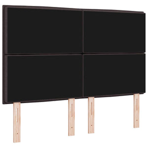 Dunkelbraunes Stoff-Kopfteil 144 cm