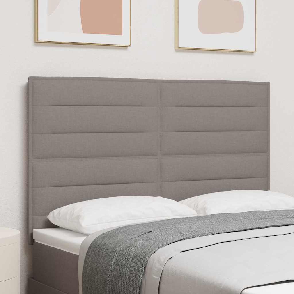 Kopfteil Taupe Stoff 144 cm
