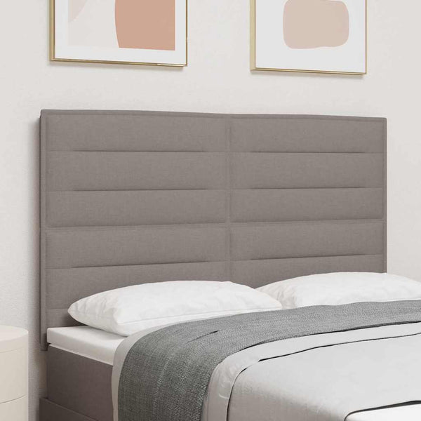 Kopfteil Taupe Stoff 144 cm