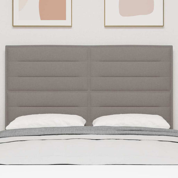 Kopfteil Taupe Stoff 144 cm