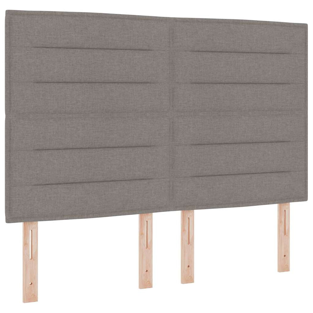 Kopfteil Taupe Stoff 144 cm