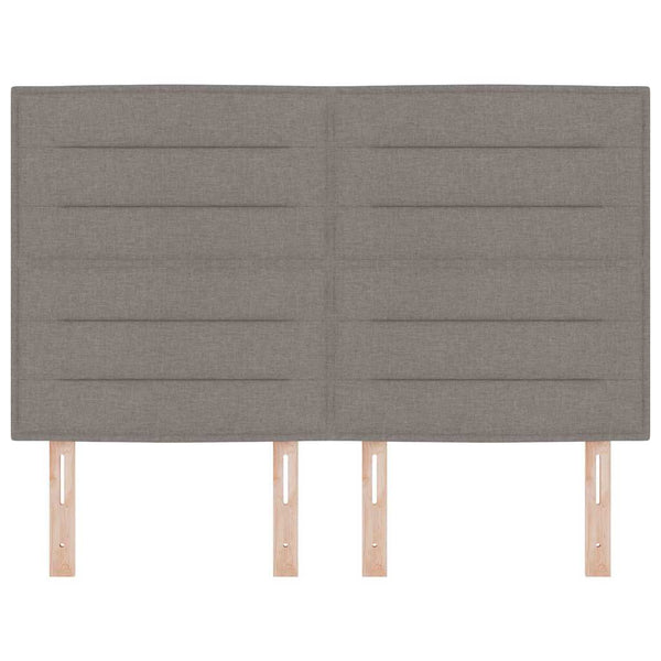 Kopfteil Taupe Stoff 144 cm