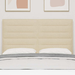 Creme Kopfteil 144 cm Stoffbezug