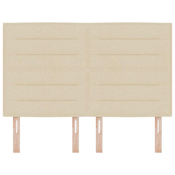 Creme Kopfteil 144 cm Stoffbezug