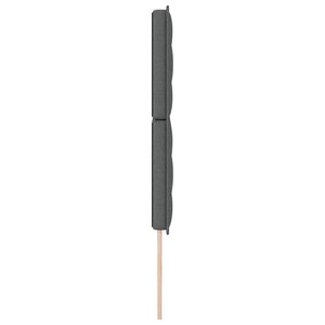 Dunkelgraues Stoff-Kopfteil 160 cm