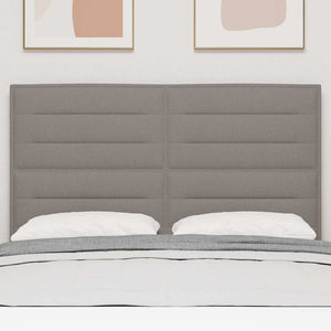 vidaXL Tête de lit Taupe 160 cm Tissu