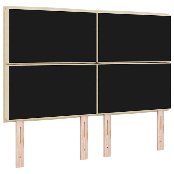Creme Kopfteil Stoff 160 cm