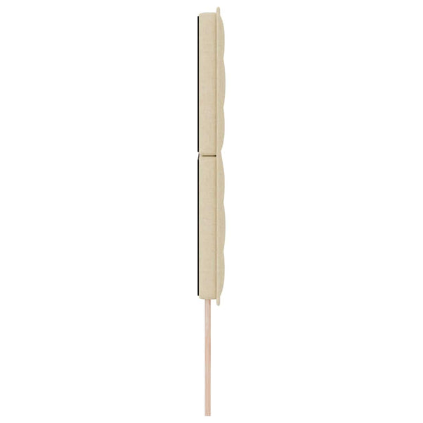 Creme Kopfteil Stoff 160 cm