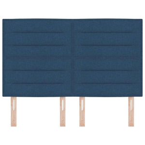 Blaues Stoff-Kopfteil 160 cm