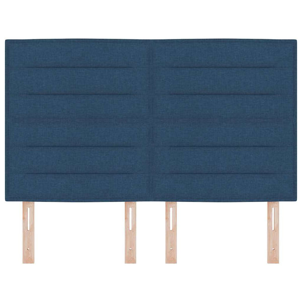 Blaues Stoff-Kopfteil 160 cm