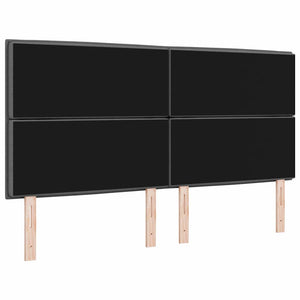 Dunkelgraues Stoff-Kopfteil 180 cm
