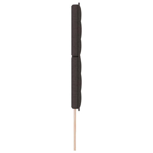 Dunkelbraunes Stoff-Kopfteil 180 cm