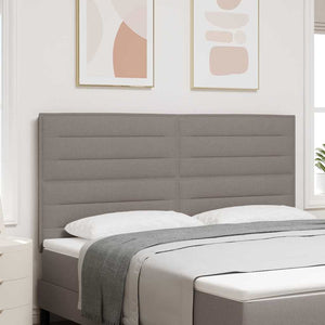 Kopfteil Taupe Stoff 180 cm