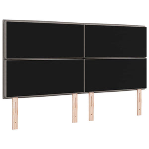 Kopfteil Taupe Stoff 180 cm
