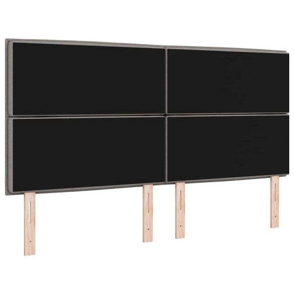Kopfteil Taupe Stoff 180 cm