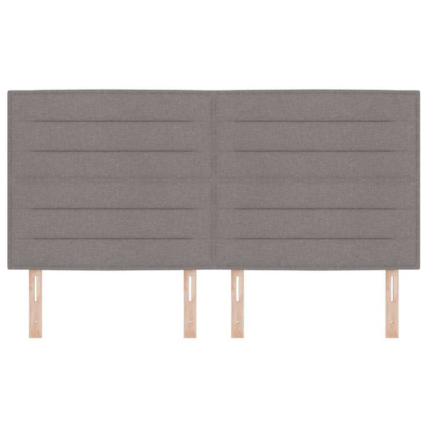 Kopfteil Taupe Stoff 180 cm