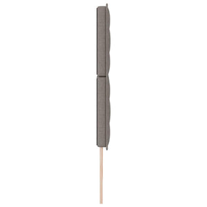 Kopfteil Taupe Stoff 180 cm