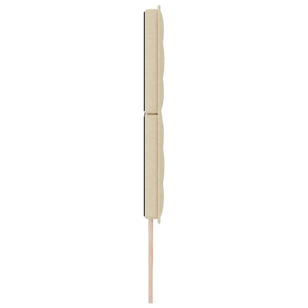 Kopfteil Creme Stoff 180 cm