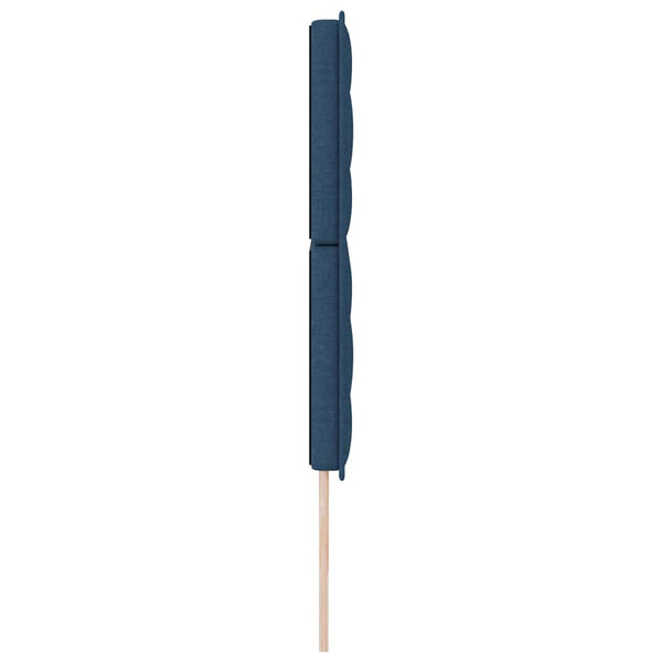 Blaues Stoff-Kopfteil 180 cm