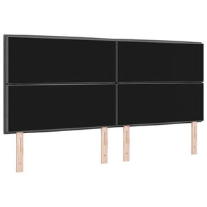 Dunkelgraues Stoff-Kopfteil 200 cm