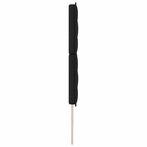 Schwarzes Kopfteil 200 cm Stoffbezug