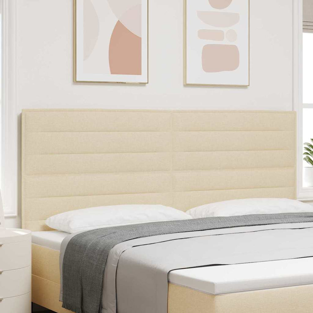Kopfteil Creme Stoff 200 cm