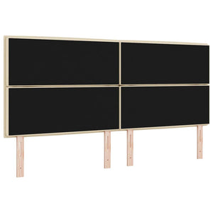 vidaXL Tête de lit crème 200 cm Tissu