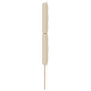 vidaXL Tête de lit crème 200 cm Tissu
