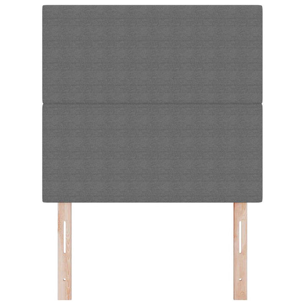 Hellgraues Kopfteil 90 cm Cordstoff