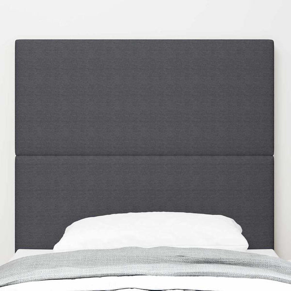 Dunkelgraues Kopfteil 90 cm Cordstoff