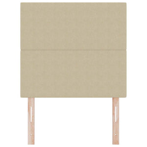 Hellgrün-Graues Cord Kopfteil 90 cm