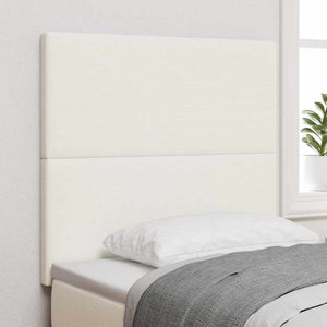 vidaXL Headboard Cream 100 cm Cord Fabric