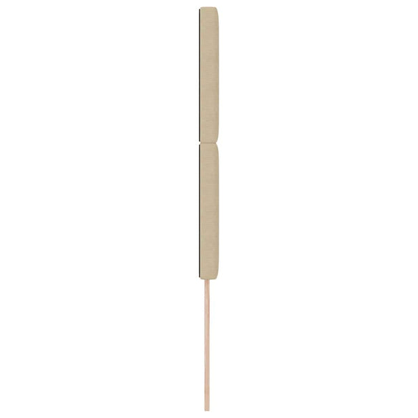 Hellgrün-Graues Cord Kopfteil - 100 cm