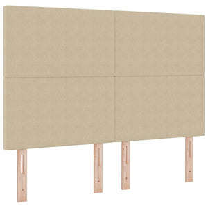 Hellgrün-Graues Kopfteil 144 cm aus Cordstoff