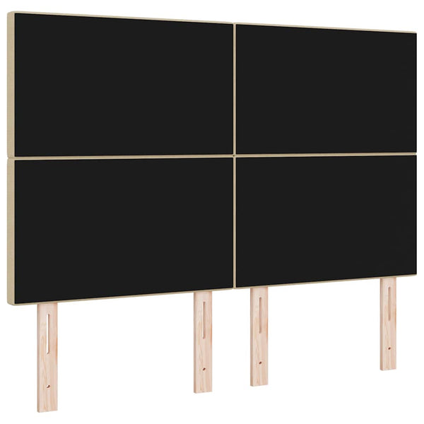 Hellgrün-Graues Kopfteil 144 cm aus Cordstoff