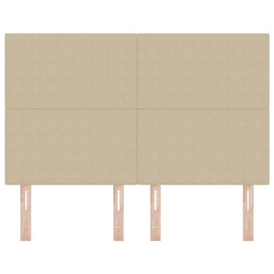 Hellgrün-Graues Kopfteil 144 cm aus Cordstoff