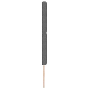 Hellgraues Kopfteil 160 cm Cordstoff