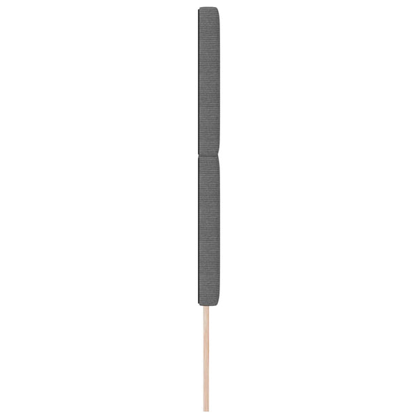 Hellgraues Kopfteil 160 cm Cordstoff