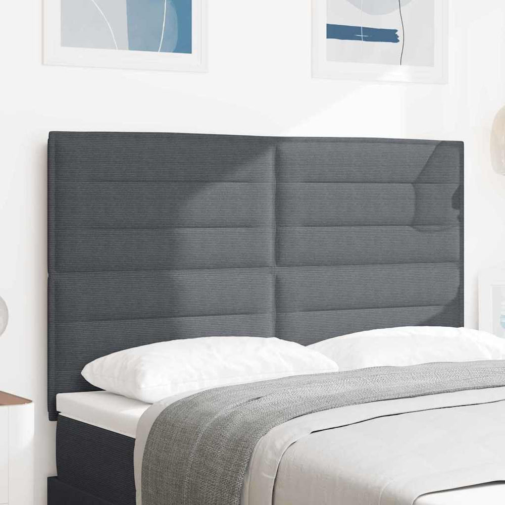 Kopfteil Dunkelgrau 160 cm Cordstoff