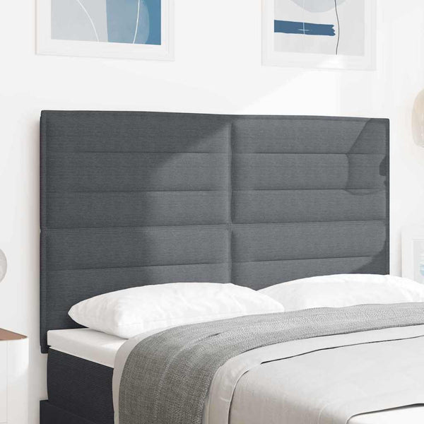 Kopfteil Dunkelgrau 160 cm Cordstoff