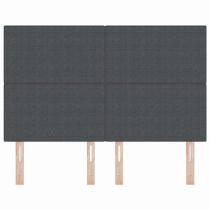 Kopfteil Dunkelgrau 160 cm Cordstoff