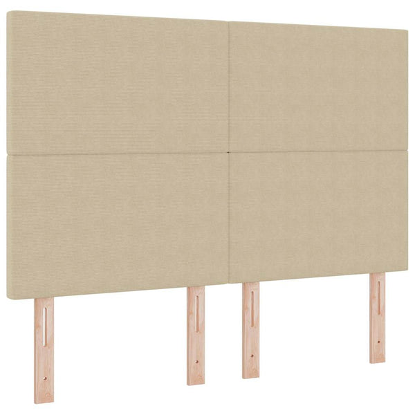 Kopfteil Hellgrün-Grau Cord 160 cm