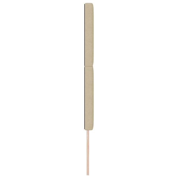 Kopfteil Hellgrün-Grau Cord 160 cm