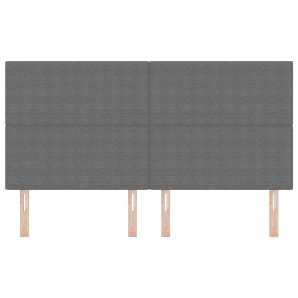 Hellgraues Kopfteil 180 cm Cordstoff