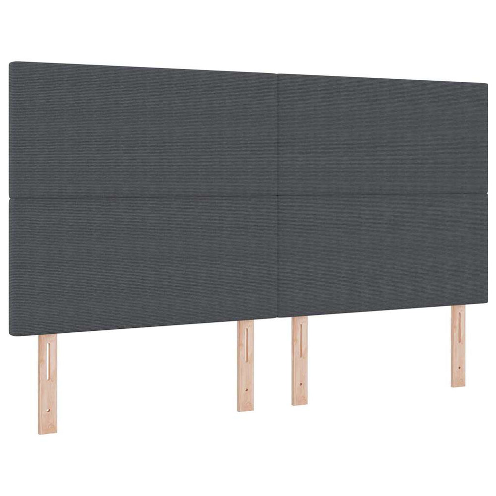 Kopfteil Dunkelgrau 180 cm Cordstoff