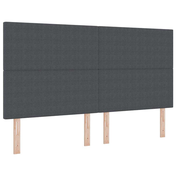Kopfteil Dunkelgrau 180 cm Cordstoff