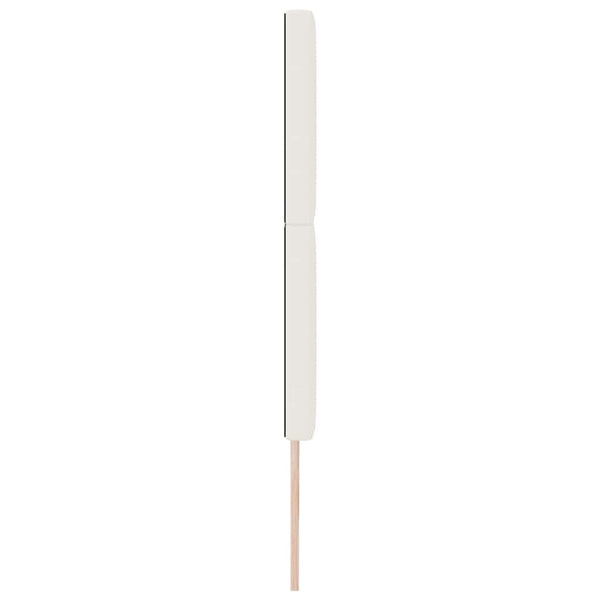 Creme Cord Kopfteil 180 cm