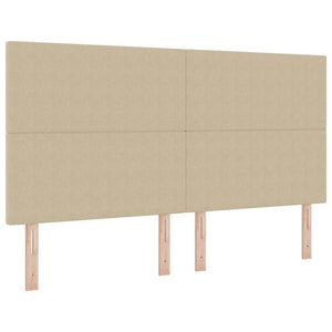 Kopfteil 180 cm Hellgrün-Grau Cordstoff