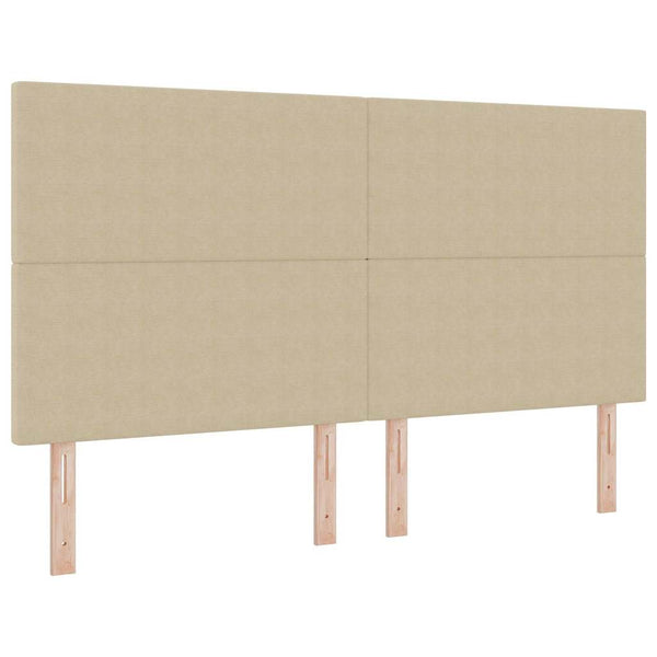 Kopfteil 180 cm Hellgrün-Grau Cordstoff