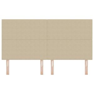 Kopfteil 180 cm Hellgrün-Grau Cordstoff